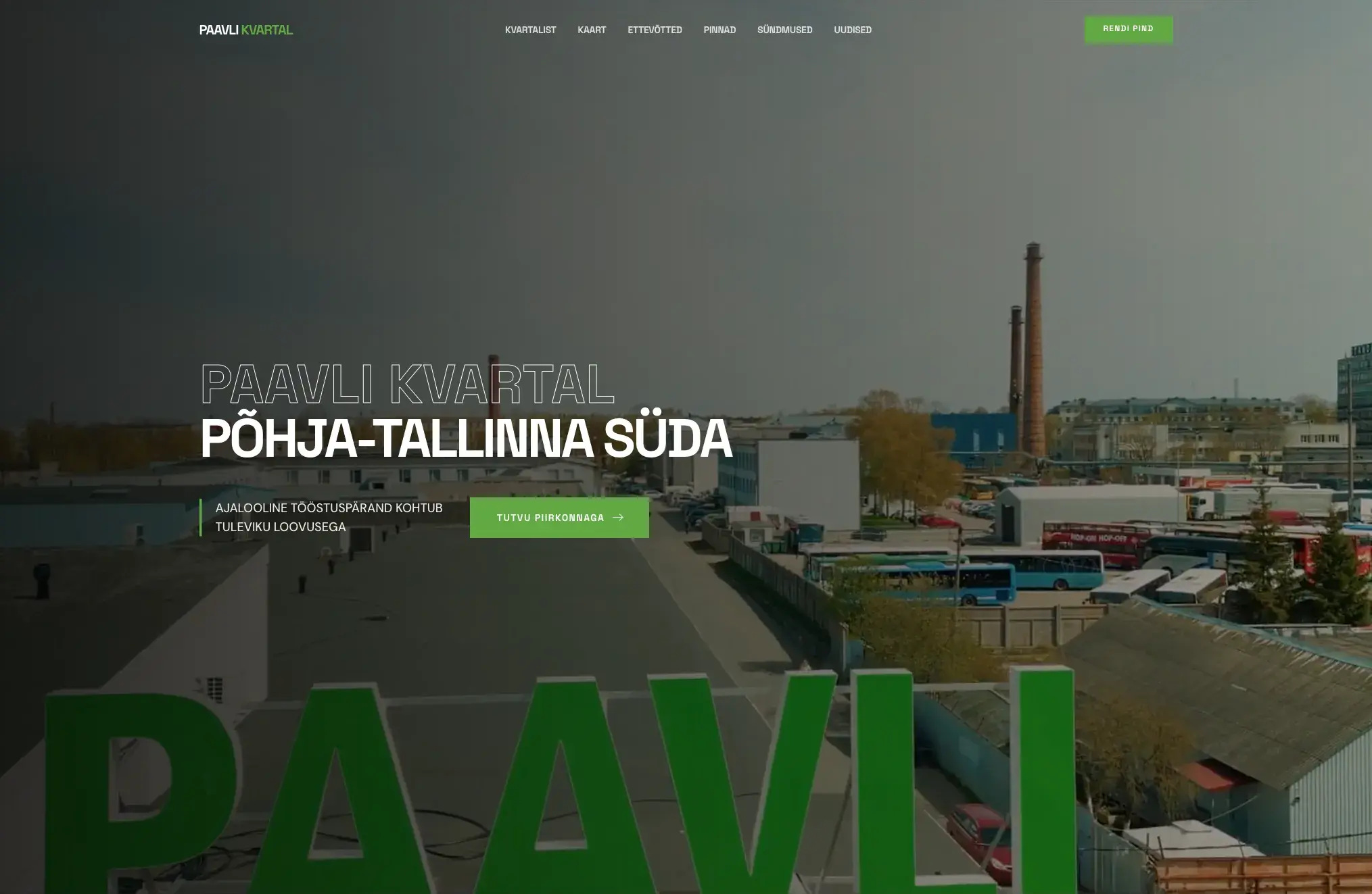 The Paavli Kvartal website